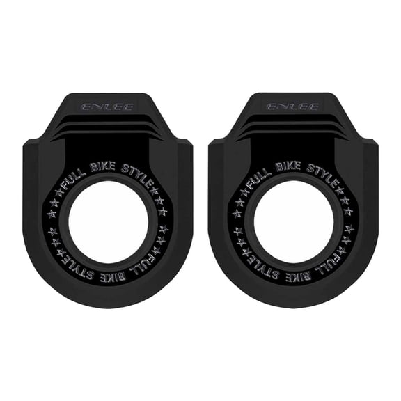 2 Pcs Crank Arm Protector Bike Crank Boots Sleeve TPU Material Universal Fit for Mountain Road Bicycles Riders