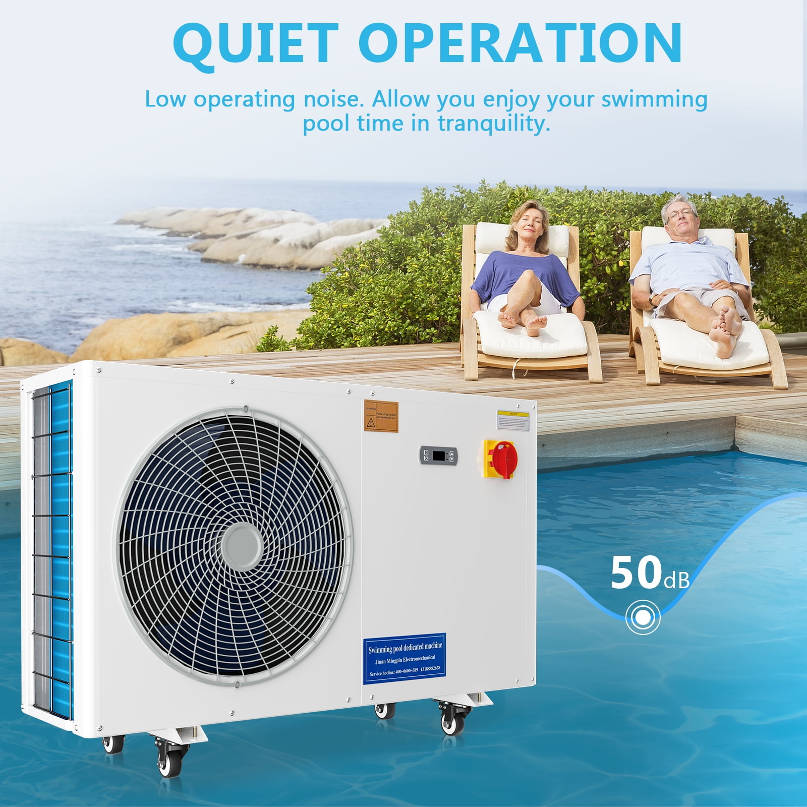 Pool Heat Pump Pool Heater For Above Ground Pools Up To 15ft