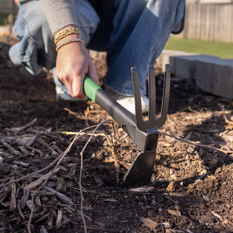 Expert Gardener Hand Hoe Cultivator, 2-in-1 photo 6