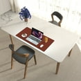 thumbnail image 5 of Aothia Leather Desk Pad Protector ,Mouse Pad,Office Desk Mat, Non-Slip PU Leather Desk Blotter,Laptop Desk Pad,Waterproof Desk Writing Pad for Office and Home (36" x 17", Rufous), 5 of 7