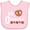 AD-Pink, variant on Inktastic Ich Liebe I Love Oktoberfest Pretzel Heart Boys or Girls Baby Bib