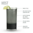 thumbnail image 3 of Host Freeze Highball Glasses for Cocktails, Tea, Soda, 10oz Set of 2, Black, 3 of 7