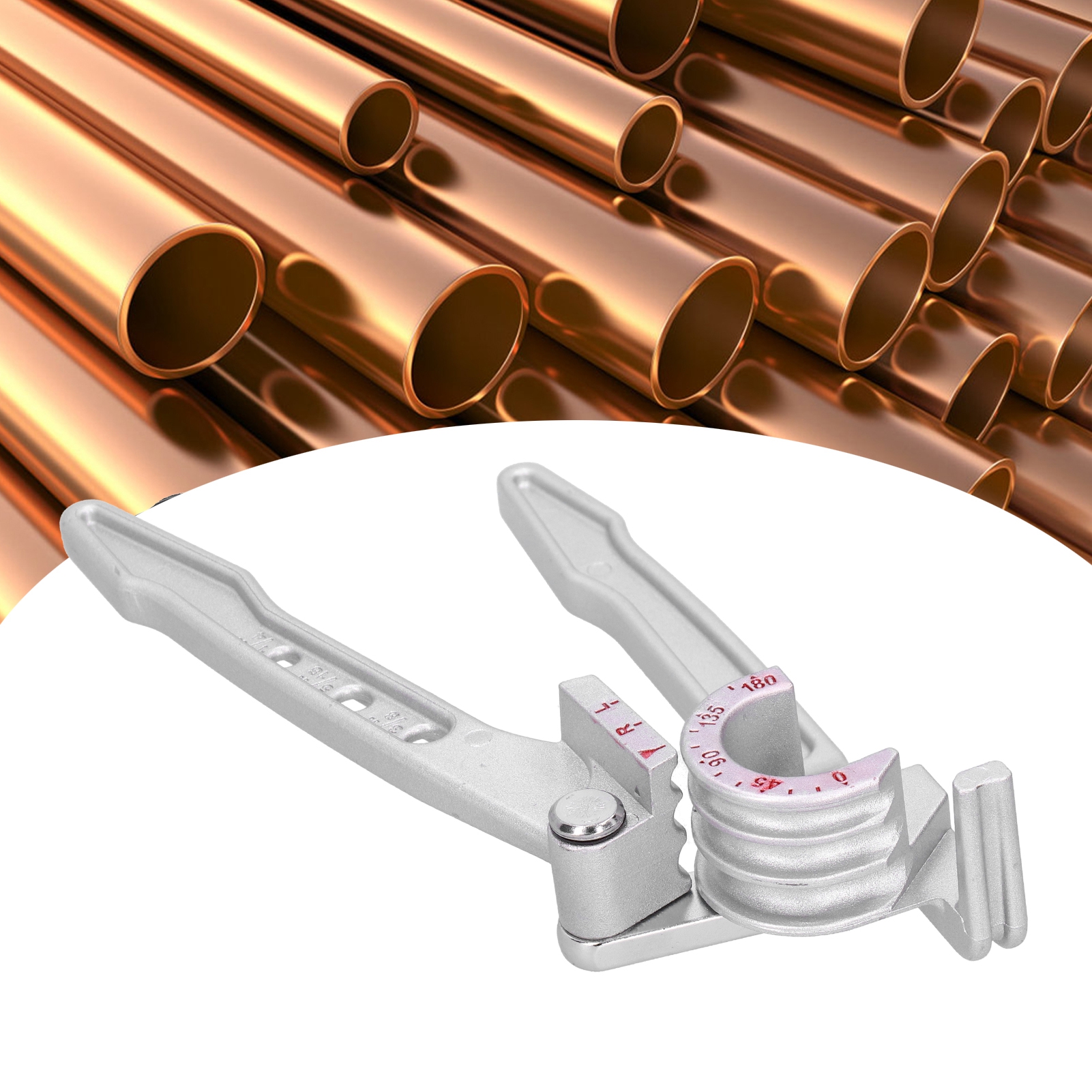 Tube Bender, Tubing Bending Tools, 180 Degrees For Aluminum Pipe Tube
