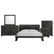 Picket House Furnishings Kenn King Panel 5PC Bedroom Set in Black