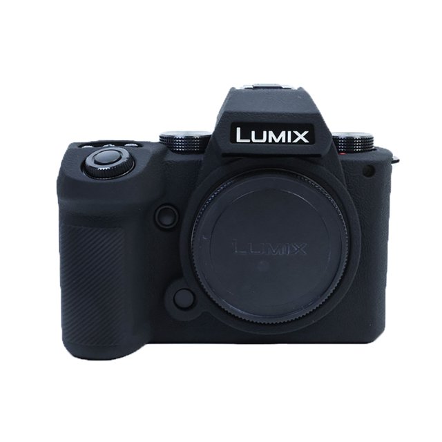 GadgetCom Camera Case Compatible with Panasonic Lumix S5II S5M2 , Anti-Slip Soft Silicone Shell Protective Cover