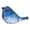 Blue, variant on 1pcs Crystal Bird of Glass Figurines Collectible,Cute Glass Animals Ornament Bird Decor Statue,Home Decor Ornaments,Red