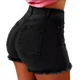thumbnail image 1 of Pantalones Cortos De Mezclilla Elásticos Para Mujer, 1 of 6