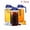 Blue-3, variant on 2Pack/3Pack 64Oz Glass Pitcher With Handle For Outdoor Entertaining, Leak-Proof Wide Mouth Mason Jar Water Jug With Pour Spout Lid, 2 Quart Portable Canteen For Camping, BBQ & Fridge, Glassware