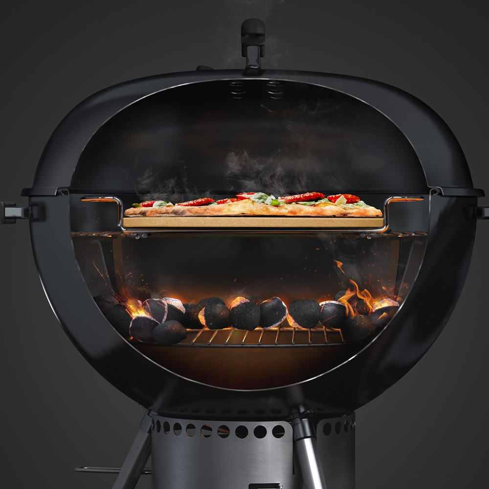 Weber Pizza Stone with Carry Rack - image 5 of 13