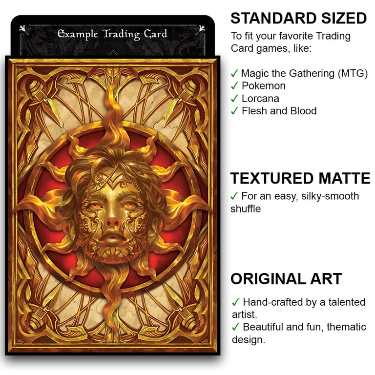 magic the gathering card sleeves walmart 600 Count Black Sleeves, Matte Card Sleeves, Standard Cards Sleeve for MTG, TCG, Sturdy Shuffling Deck Protectors for MTG TCG Trading Sports Baseball Game Cards : Toys & Games sized sleeves for trading cards measuring up to 63 x 88 mm (2 ½ x 3½ inches) Marvel's Spider-Man Premium Art Sleeves