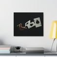 thumbnail image 6 of Magician Throwing Ace of Spades Playing Card Canvas Wall Art for Home Decor Ready-to-Hang, 6 of 18