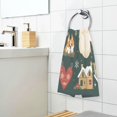 thumbnail image 3 of Yayeee 100% Cotton Hand Towels for Bathroom 16" x 28" Soft Absorbent Kitchen Towel, Green Christmas, 3 of 7