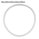 thumbnail image 4 of 1Pc Silicone Pressure Cooker Seal Ring Clear Gasket Home Replacement 18-26cm, 4 of 8