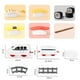 thumbnail image 4 of Juego de tren eléctrico giratorio con forma de sushi, juguete educativo para cumpleaños 5 Carruaje y Sushi, 4 of 4