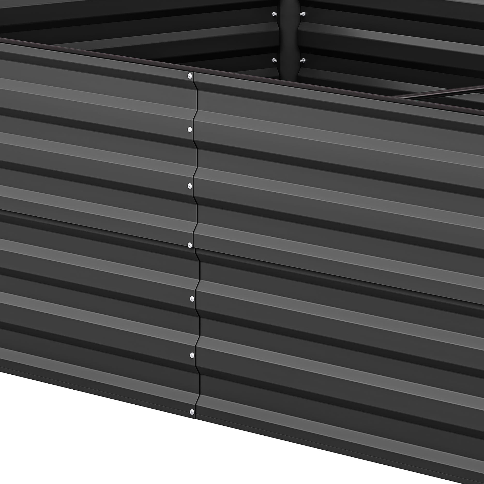 Uforic 8ftx4ftx2ft Large Raised Garden Bed Kit