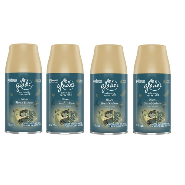 Glade Automatic Spray Air Freshener Refill Warm Flannel Embrace 6 2 Oz Pack Of 4 Walmart Com Walmart Com Glade Automatic Spray Air Freshener Refill Warm Flannel Embrace 6 2 Oz Pack Of 4 Walmart Com Walmart Com