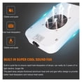 thumbnail image 4 of Dimmable LED Grow Light 1000W Grow Tent Light UV-IR Included Full Spectrum Plant Growing Lamps For Indoor Plants Quiet Built Fan ,Excellent Full Spectrum, 4 of 7