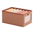 thumbnail image 1 of Caja de almacenamiento de ropa con ventana visual, caja de almacenamiento de clasificación de armario, artefacto de almacenamiento de ropa para el hogar y pantalones, 1 of 1