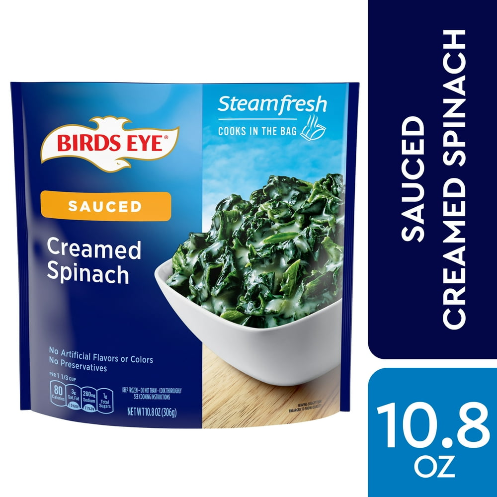 Birds Eye Steamfresh Chef's Favorites Creamed Spinach, 10.8 Oz