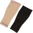 thumbnail image 1 of Barsinfi 2 Set Tattoo Cover Up Sleeve Lycra Elastic Fiber Arm Leg Compression Sleeves Concealer Support Color Black Skin, 1 of 3