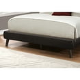 thumbnail image 2 of Monarch Specialties Bed - Queen Size, Brown Leather-Look With Wood Legs, 2 of 6