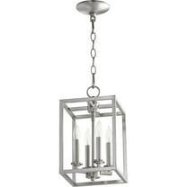 Sloy Street 4 Light Large Entry Pendant in Bailey Street Home Home Collection Style 11 inches Wide By 17 inches High-Satin Nickel Finish Bailey Street