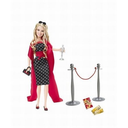 Mattel Barbie Hilary Duff Doll Red Carpet Glam Dressed Up, Played Lizzie McGuire