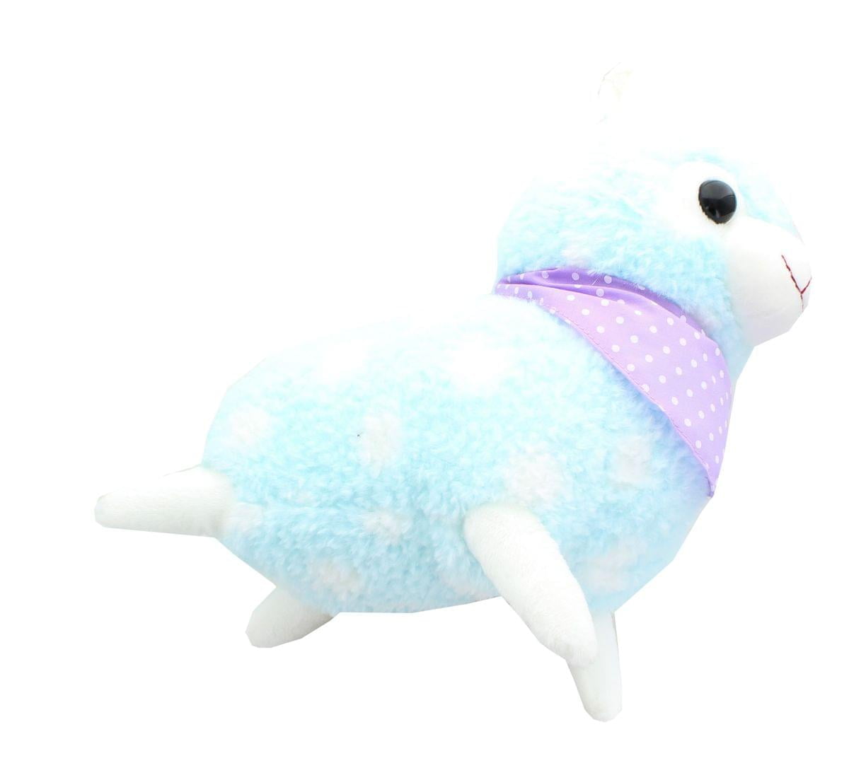 blue alpaca plush