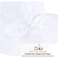 thumbnail image 3 of Baby Girl Sun Hat with UPF 50+ Outdoor Adjustable Beach Hat with Wide Brim Bucket Hats, 3 of 5