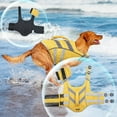 thumbnail image 5 of DOPI Dog Life Jacket with Reflective Stripes, Adjustable High Visibility Dog Life Vest Ripstop Dog Lifesaver Pet Life Preserver with High Flotation Swimsuit for Small Medium and Large Dogs, 5 of 5