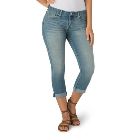 Women's Modern Simply Stretch Capri Jeans - Walmart.com