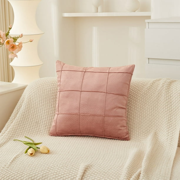 Cojín de respaldo texturizado súper suave Lisbinx de 45 x 90 cm para cama, sofá y soporte lumbar.