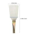 thumbnail image 2 of OUNONA 1Pack Golden Steel Horse Grooming Rake Animal Care 12.6x3.9in, 2 of 8