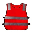 thumbnail image 5 of Child Safety Reflective Waistcoat Work Cycling Clothes - red, 42x47x5cm, 5 of 9