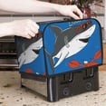 thumbnail image 7 of Lsque Shark With Sunglasses and Lobste Print 2 Slice Toaster Cover , Kitchen Appliance Dustproof Protector , Toaster Protector Dustproof Kitchen Appliance Cover, 7 of 7