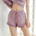 thumbnail image 2 of XYAIYT Sport Shorts for Women with Pockets 2 in 1 Running Yoga Workout Drawstring Breathable Athletic Shorts, 2 of 5