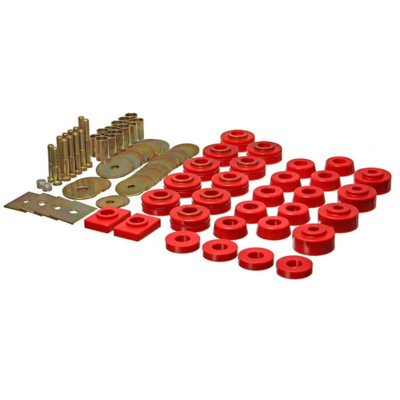 Energy Suspension Body Mount Set - Red Fits select: 1969-1972 BUICK SKYLARK