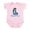 Petal Pink, variant on CafePress - Aquarius Infant Bodysuit - Baby Light Bodysuit, Size Newborn - 24 Months