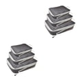 thumbnail image 4 of Moyic 3 Pieces Waterproof Luggage Organiser Lightweight Clothes Bags Storage Negro 3 piezas 2Conjunto, 4 of 6