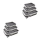 thumbnail image 3 of Moyic 3 Pieces Waterproof Luggage Organiser Lightweight Clothes Storage Bags Negro 3 piezas 2piezas, 3 of 4