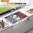 thumbnail image 2 of Fregadero de cocina Farmhouse VEVOR, 84 cm, acero inoxidable 304, con Acc, 2 of 9