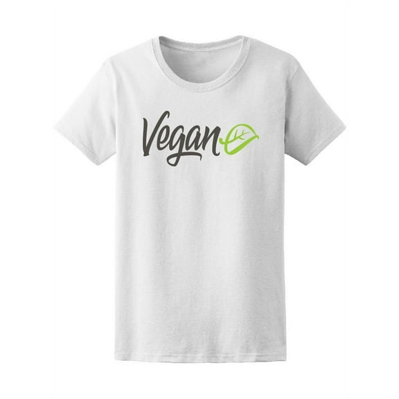 Vegan Calligraphy T-Shirt Women -Image by Shutterstock, Female XX-Large