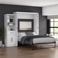 thumbnail image 3 of Bestar Key West Queen Murphy Bed with Wardrobe (94W) - Engineered Wood in White, 3 of 13