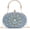 Light Blue, variant on Women Rhinestone Evening Clutch Purse Bag Bling Glitter Sparkly Diamond Tote Bag Crystal Wedding Party Bag
