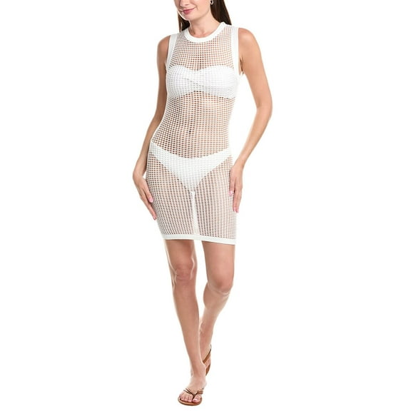 PQ Swim womens  Sarah Cover-Up, M/L, White