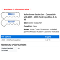 thumbnail image 2 of Valve Cover Gasket Set - Compatible with 2005 - 2006 Ford Expedition 5.4L V8, 2 of 2