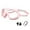 Pink, variant on Swimming Goggles With Ear Plugs & Nose Clip Anti Fog Silicone Swim Mask For Diving Beach Swimming Pool(Green-16Cm)
