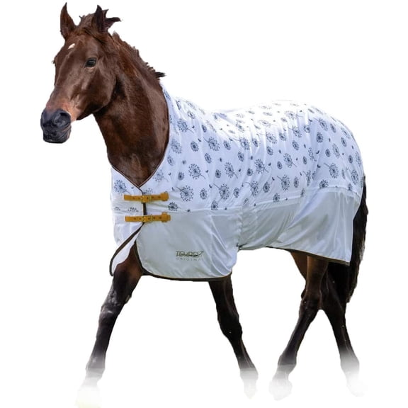 Shires Tempest Fly Sheet With Standard Neck (81", Dandelion Print)