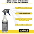 thumbnail image 2 of HARRIS Chemically Resistant Professional Spray Bottle, 32oz 1-Pack .2 Count, 2 of 3