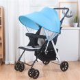 thumbnail image 3 of Ayyufe Baby Stroller Pram Pushchair Windproof Sun Shield Visor Sunshade Canopy Cover, 3 of 8